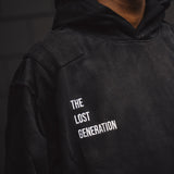 The Lost Generation - The Black White Dotted Hoodie - W