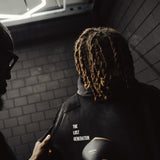 The Lost Generation - The Black White Dotted Hoodie - M