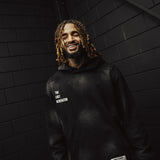 The Lost Generation - The Black White Dotted Hoodie - M