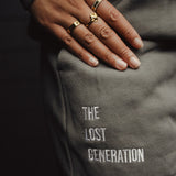 The Lost Generation -Grey and Black Pants unisex