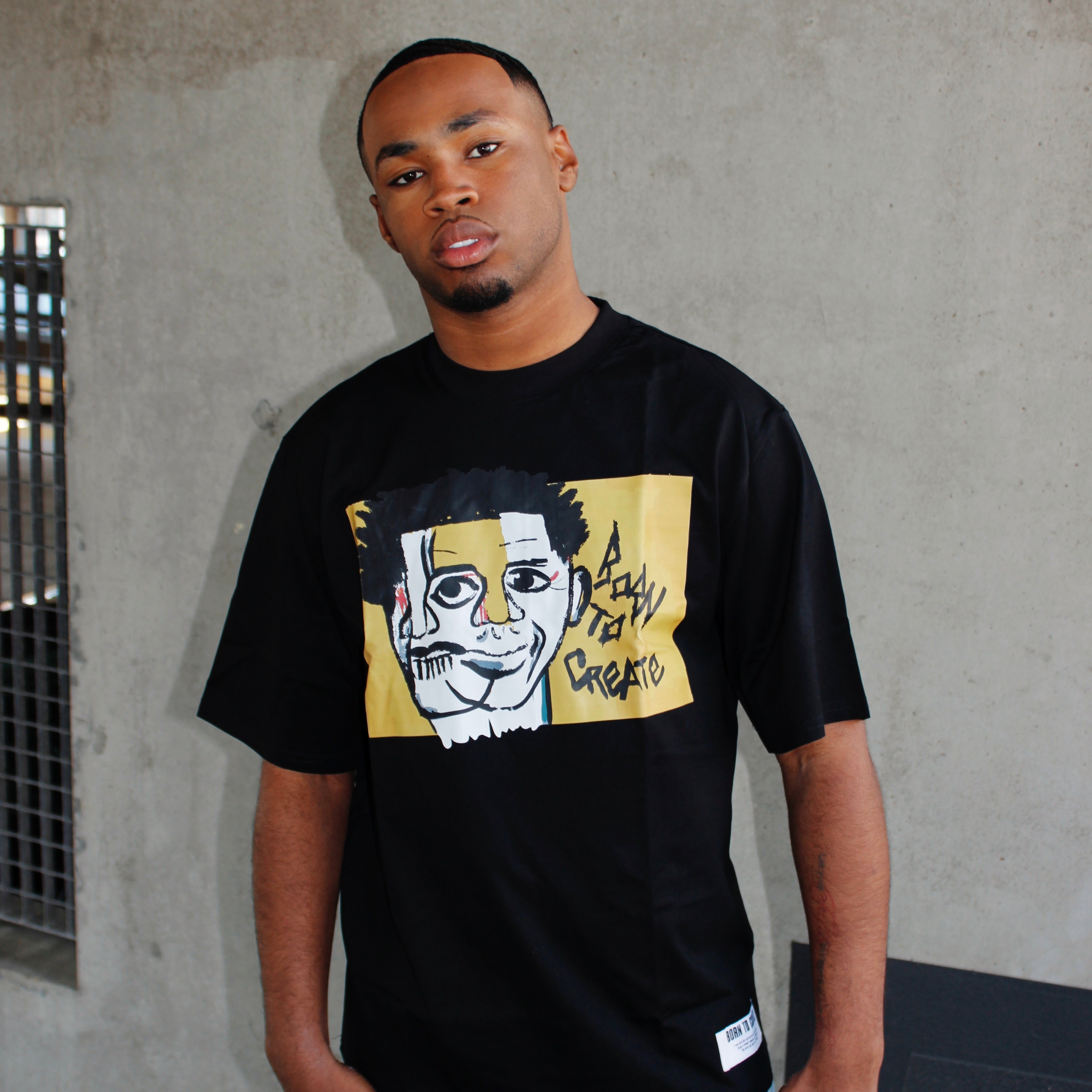 BASQUIAT BLACK TEE